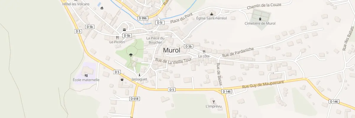 Plan du 9002 Rue de la Vieille Tour à Murol