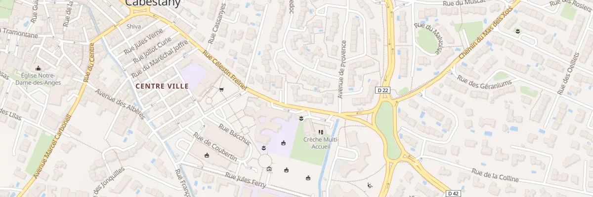 Plan du 9 Rue Celestin Freinet à Cabestany