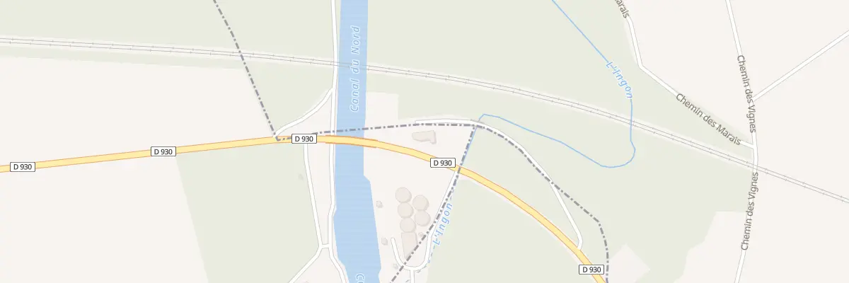 Plan du 1 Che du Bis Pont à Nesle