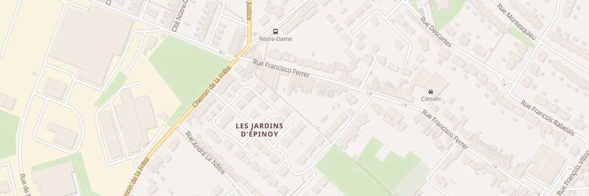 Plan du 587 Rue Francisco Ferrer à Carvin