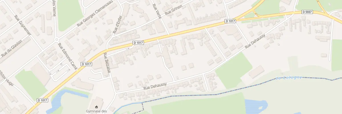 Plan du 36 Rue Faubourg de Bretagne à Péronne