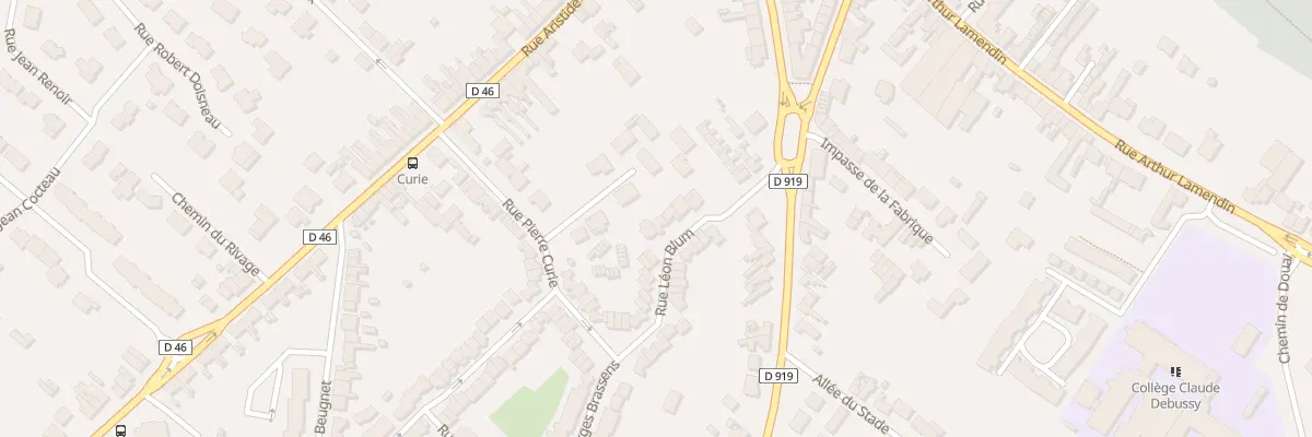 Plan du 28 Rue Léon Blum à Courrières