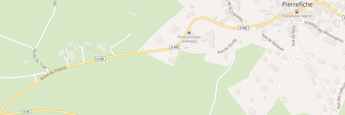 Plan du 5196 Le Clergat à Pierrefiche