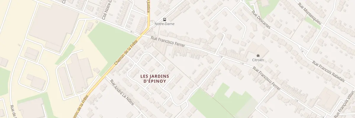 Plan du 583 Rue Francisco Ferrer à Carvin