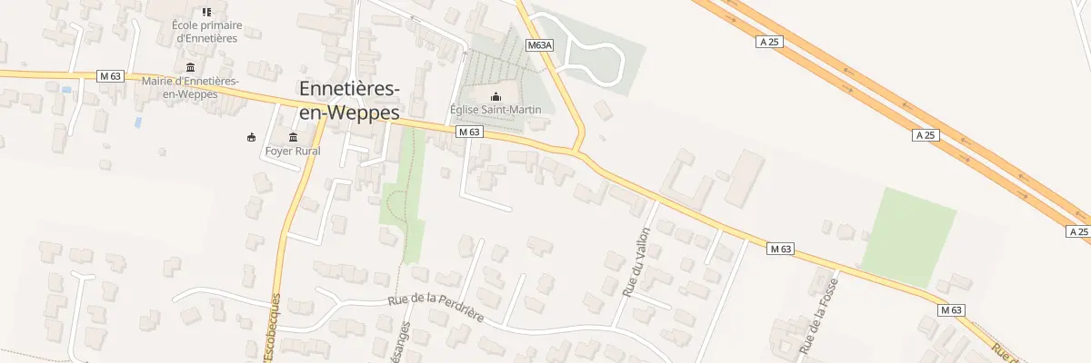 Plan du 13B Rue du Bourg à Ennetières-en-Weppes