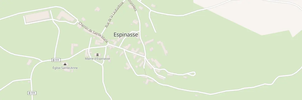 Plan du 5033 Le Bourg à Espinasse