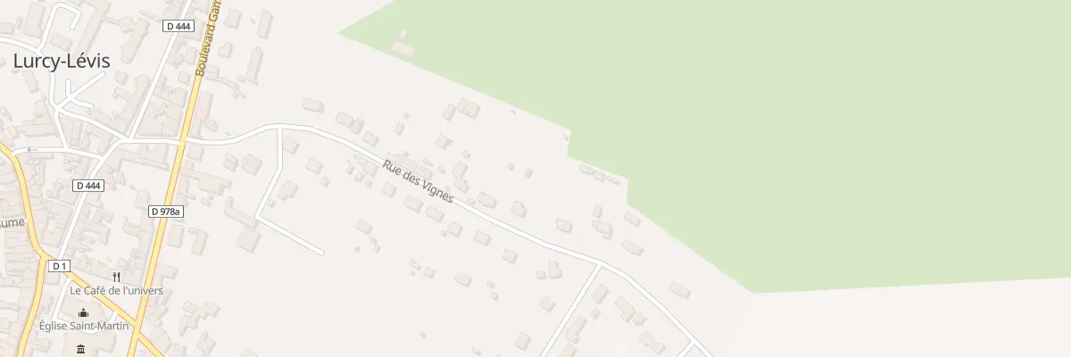 Plan du 23 Rue des Vignes à Lurcy-Lévis