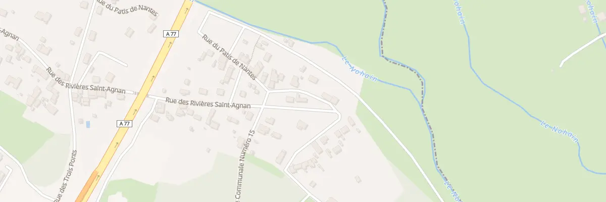 Plan du 105 Rue Rivieres Saint Agnan à Cosne-Cours-sur-Loire
