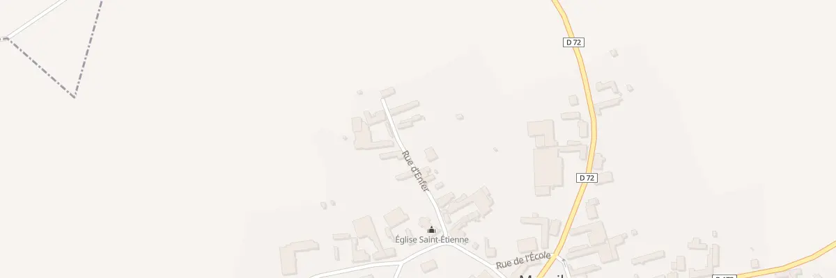 Plan du 10 Rue d’Enfer à Mesnil-en-Arrouaise