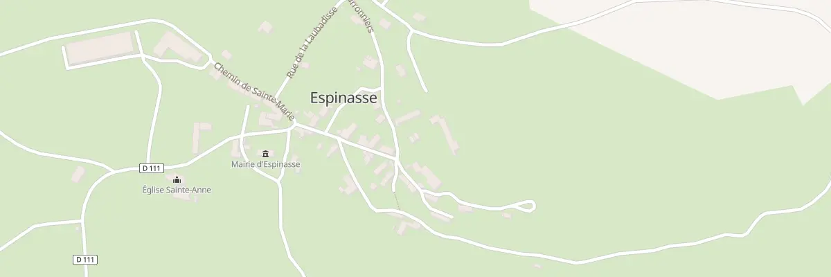 Plan du 5033B Le Bourg à Espinasse