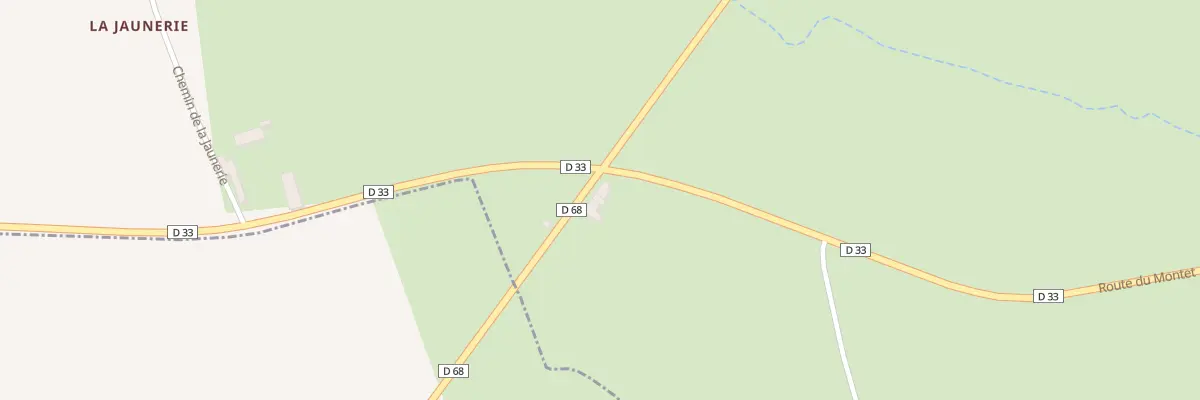 Plan du 14 Rte du Montet à Chavenon