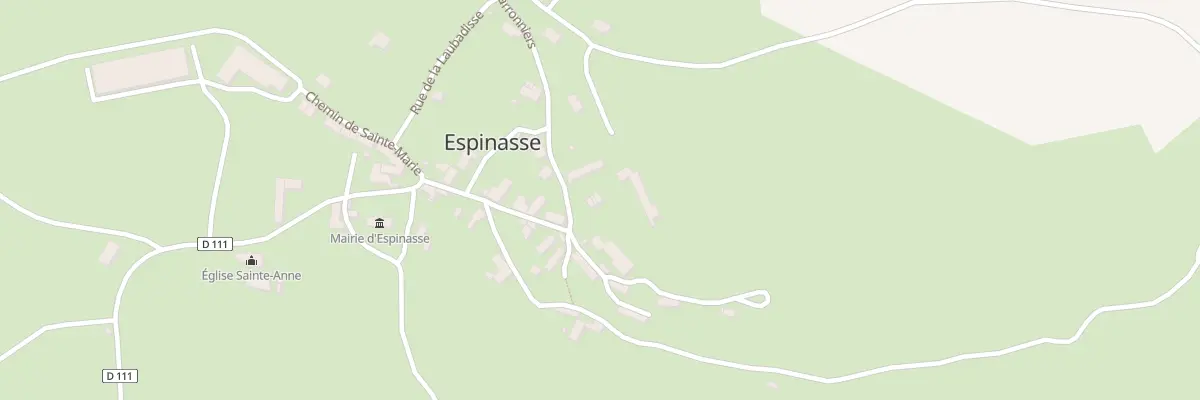 Plan du 5033A Le Bourg à Espinasse