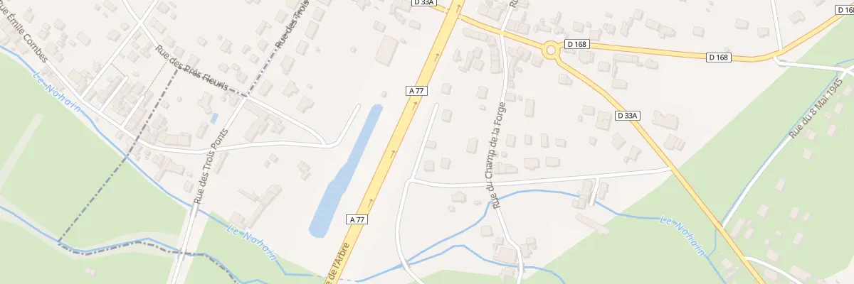 Plan du 6 Imp du Champ de la Forge à Saint-Père
