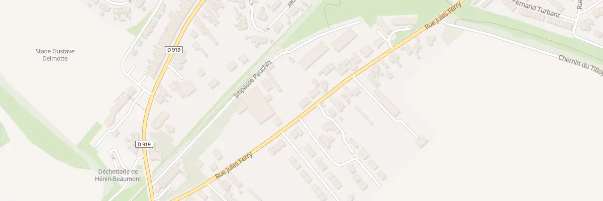Plan du 1058 Rue Jules Ferry à Hénin-Beaumont