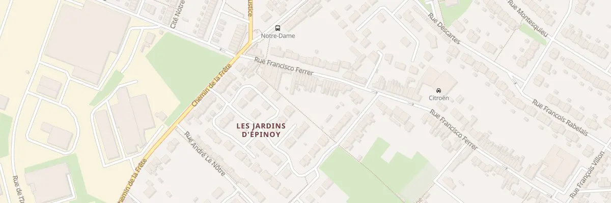 Plan du 571 Rue Francisco Ferrer à Carvin