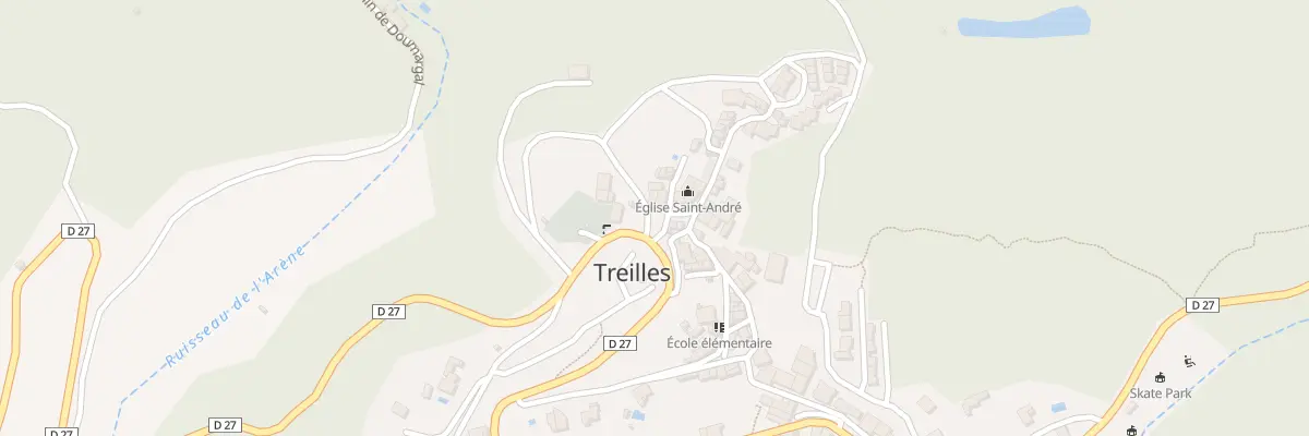 Plan du 22 Rte des Corbières à Treilles