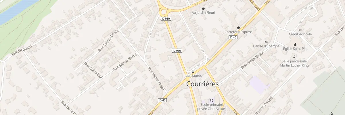 Plan du 14 Bd Andre Lepoivre à Courrières