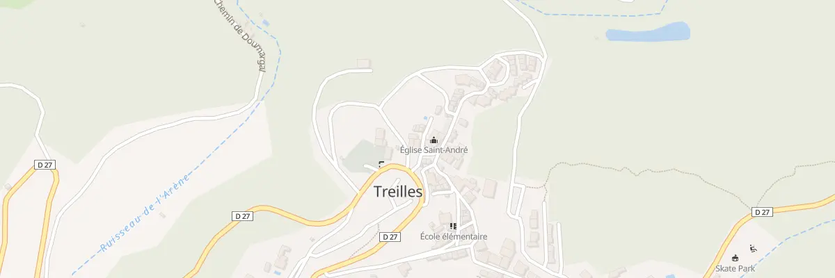 Plan du 1B Rue du Château à Treilles