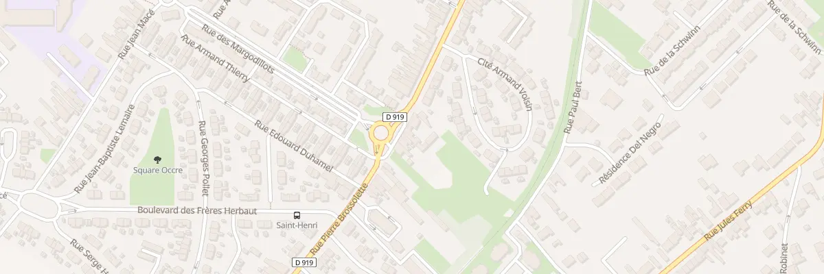 Plan du 629 Rue Pierre Brossolette à Hénin-Beaumont
