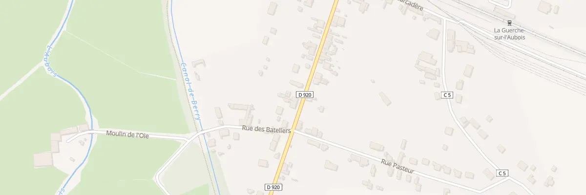 Plan du 33B Rue Jean Jaurès à La Guerche-sur-l’Aubois