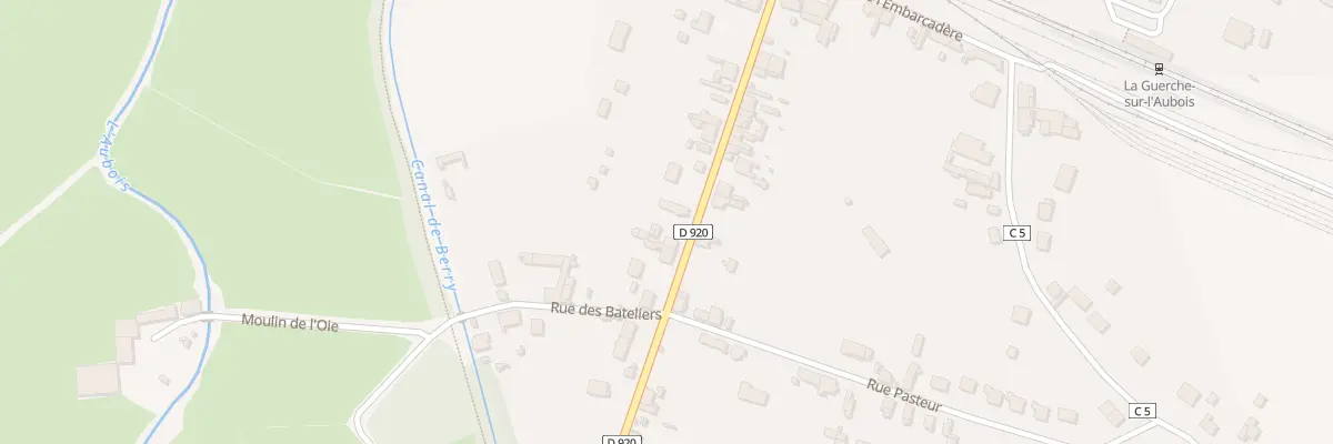 Plan du 33 Rue Jean Jaurès à La Guerche-sur-l’Aubois