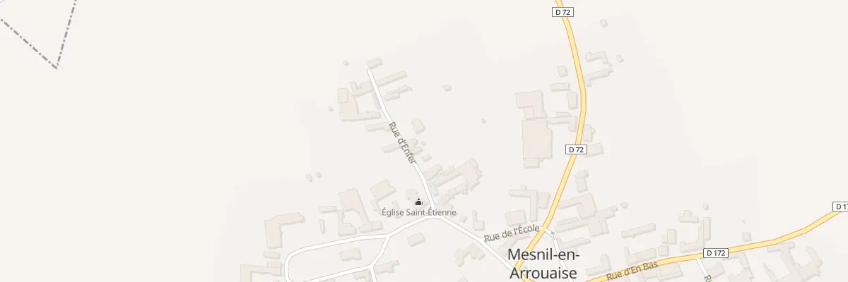 Plan du 8 Rue d’Enfer à Mesnil-en-Arrouaise