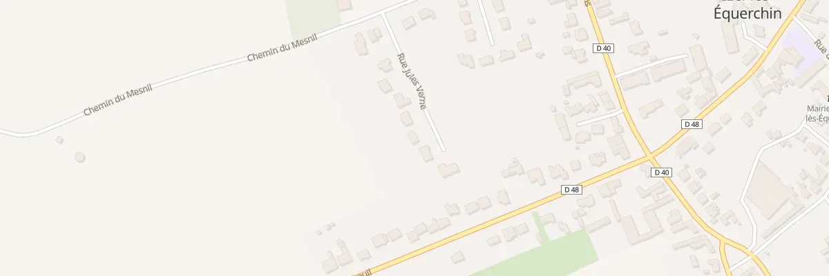 Plan du 5 Rue Jules Verne à Izel-lès-Équerchin