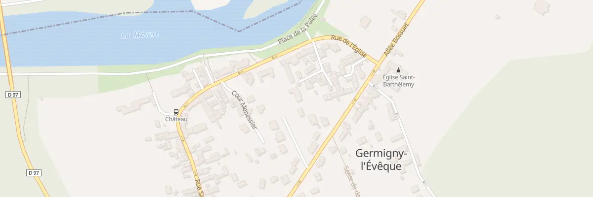 Plan du 6 Res de l’Eglise à Germigny-l’Évêque
