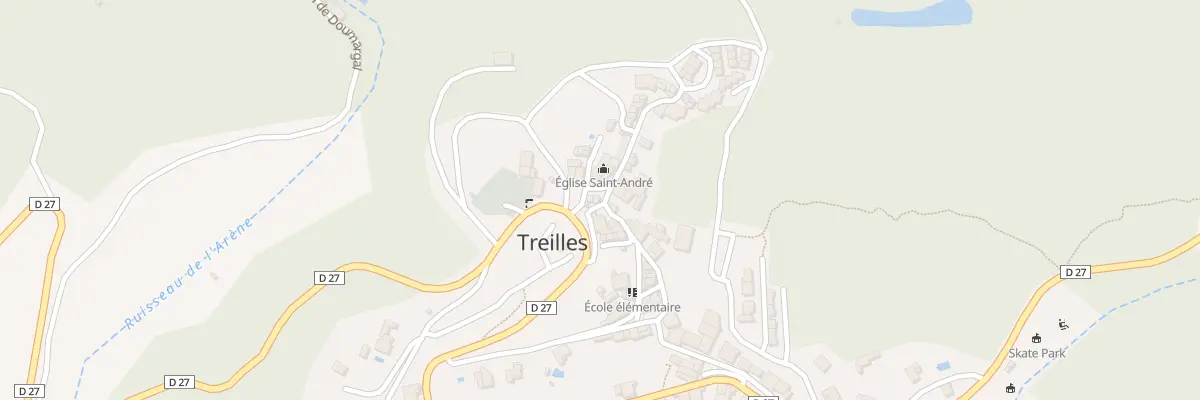 Plan du 6 Rue de l’Eglise à Treilles