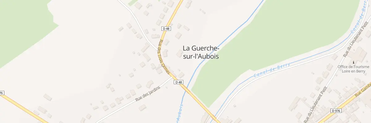 Plan du 5 Rue des Trois Ormes à La Guerche-sur-l’Aubois