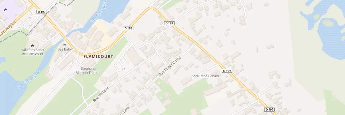 Plan du 6 Rue Roger Corne à Doingt