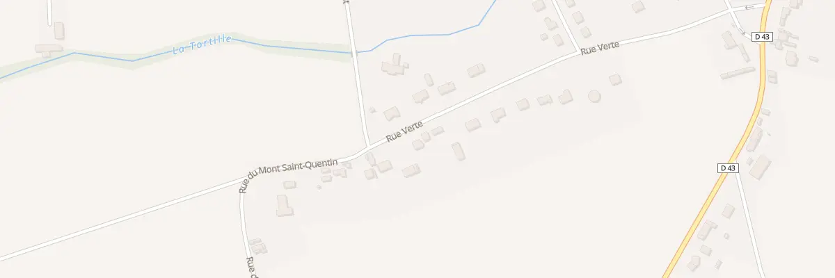Plan du 6 Rue Verte à Allaines