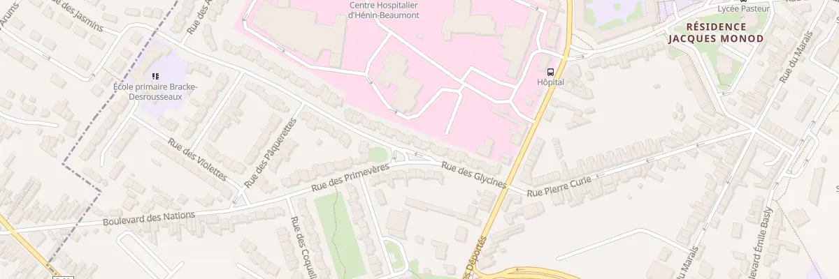 Plan du 106 Rue des Glycines à Hénin-Beaumont