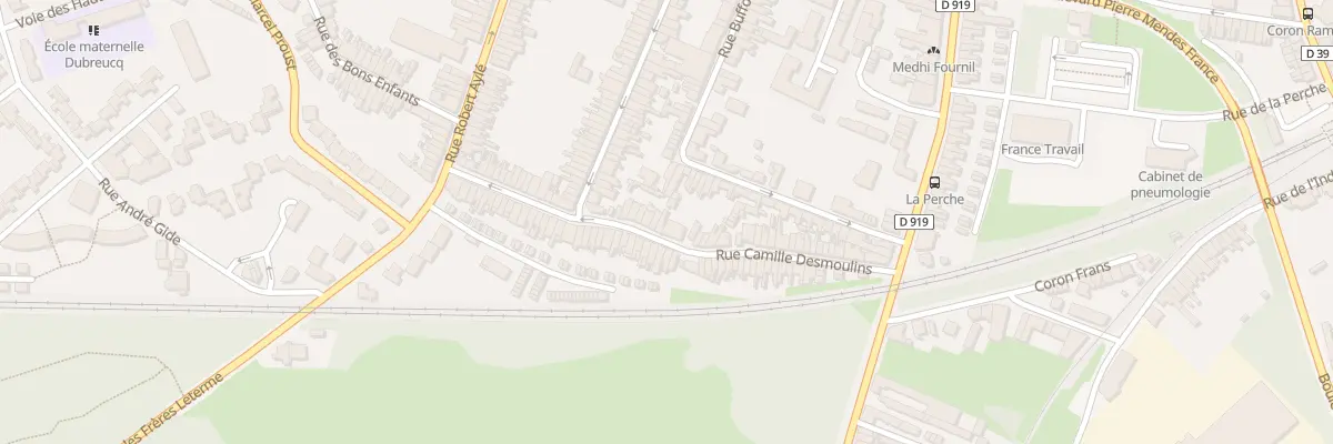 Plan du 160 Rue Camille Desmoulins à Hénin-Beaumont