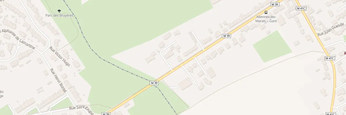 Plan du 135 Rue du Général De Gaulle à Allennes-les-Marais