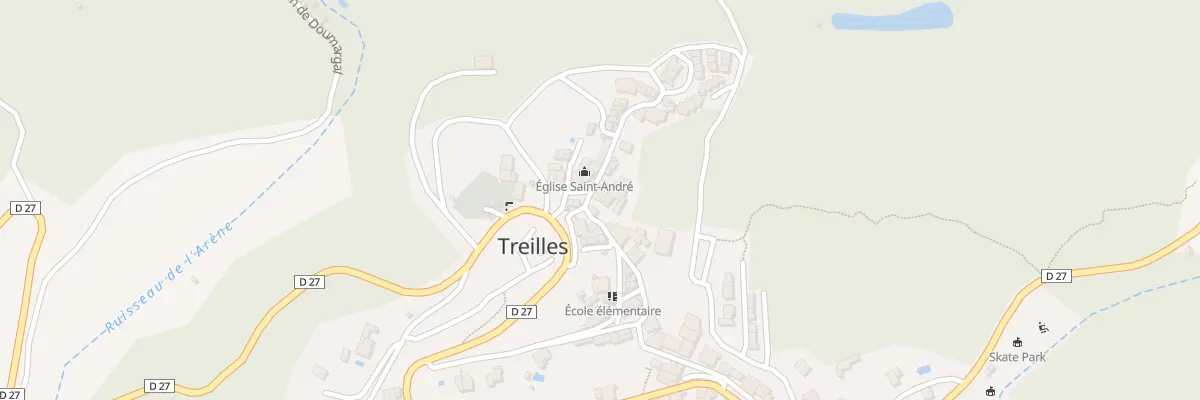 Plan du 5 Rue de l’Eglise à Treilles