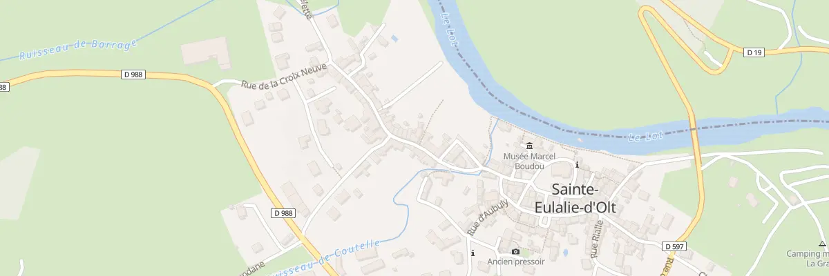 Plan du 5201 Les Clauzets à Sainte-Eulalie-d’Olt