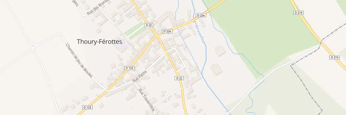 Plan du 68 Rue de Flagy à Thoury-Férottes