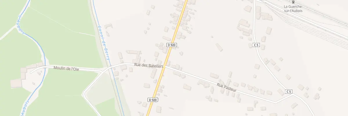 Plan du 2 Rue Pasteur à La Guerche-sur-l’Aubois