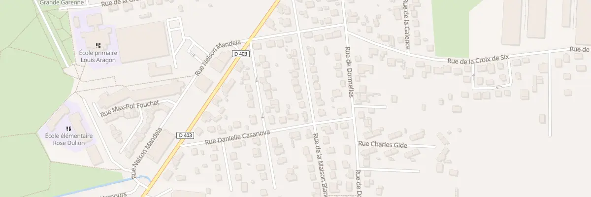 Plan du 16 Rue de Maison - Blanche à Varennes-sur-Seine