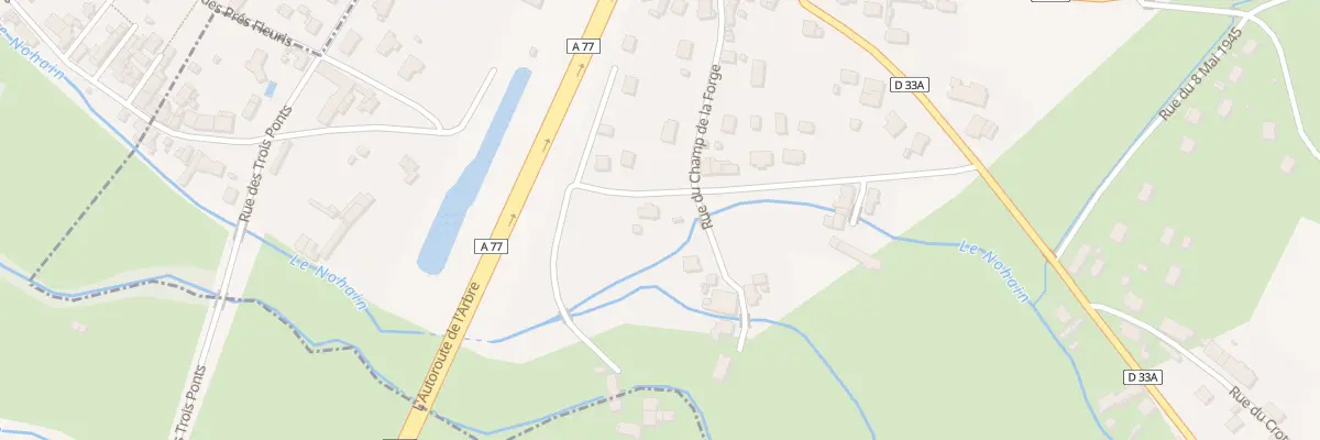 Plan du 1 Imp du Champ de la Forge à Saint-Père