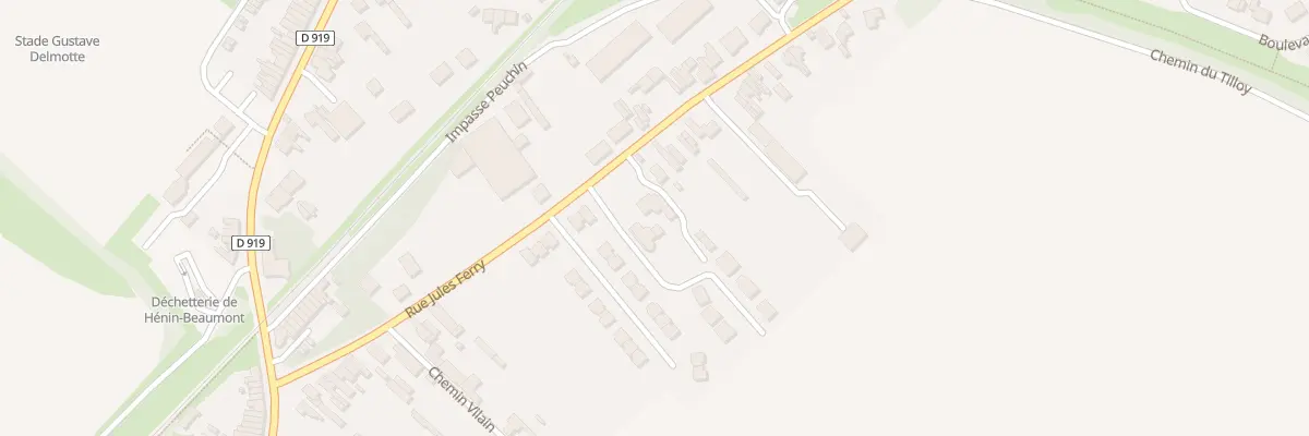 Plan du 1045 Rue Jules Ferry à Hénin-Beaumont