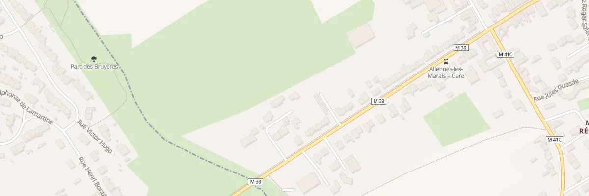 Plan du 135B Rue du Général De Gaulle à Allennes-les-Marais