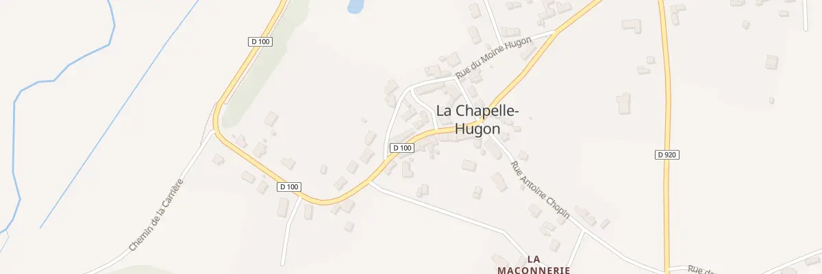 Plan du 20 Rue Serge Duchailloux à La Chapelle-Hugon