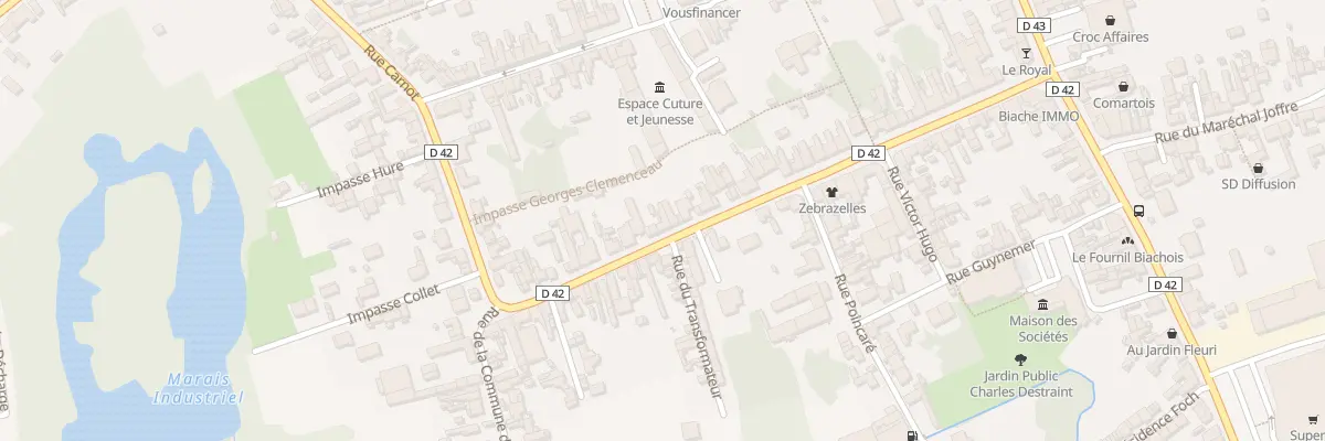 Plan du 59 Rue Georges Clemenceau à Biache-Saint-Vaast