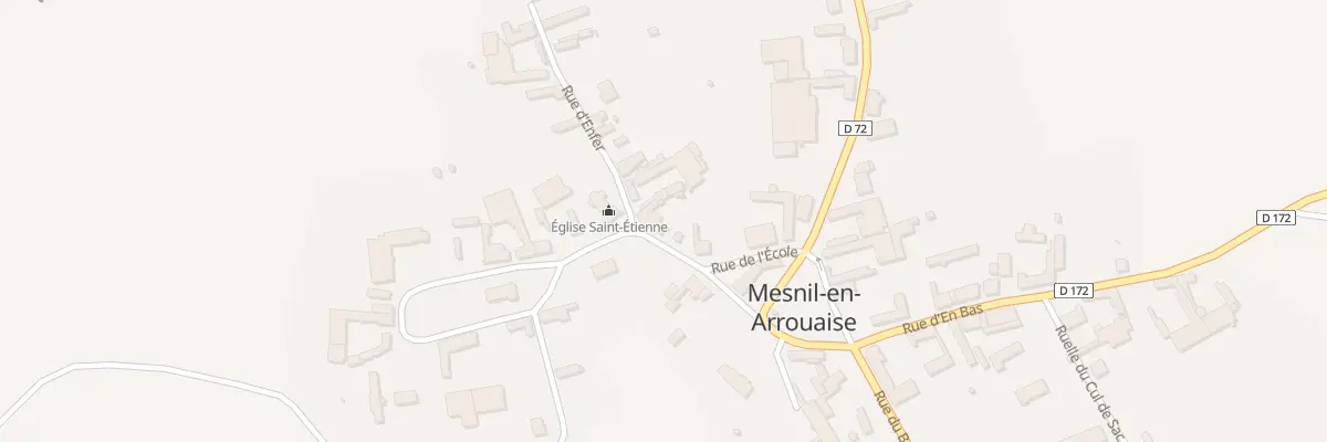 Plan du 6 Rue de la Petite Place à Mesnil-en-Arrouaise