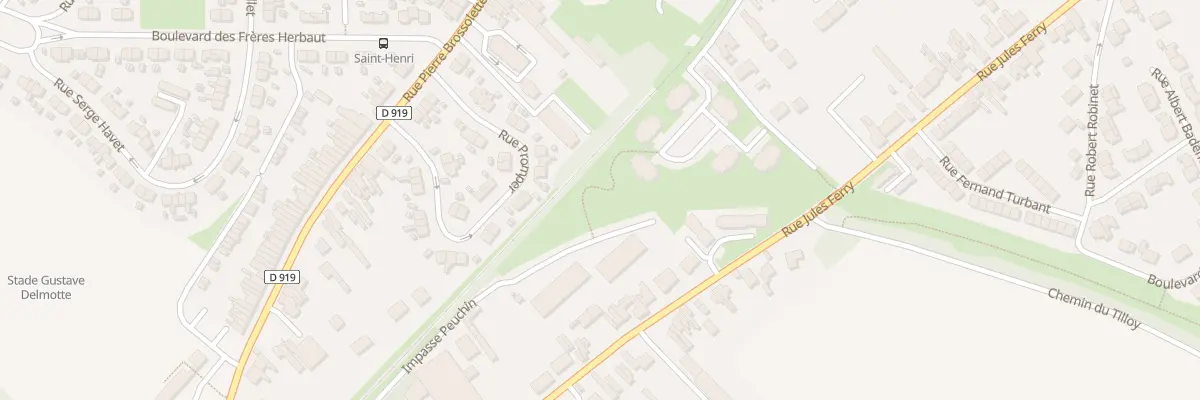 Plan du 731D Res les Peupliers Rue P. Bert à Hénin-Beaumont