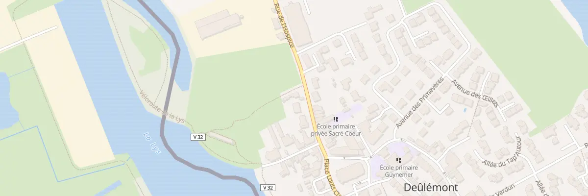 Plan du 24 Rue de l’Hospice à Deûlémont