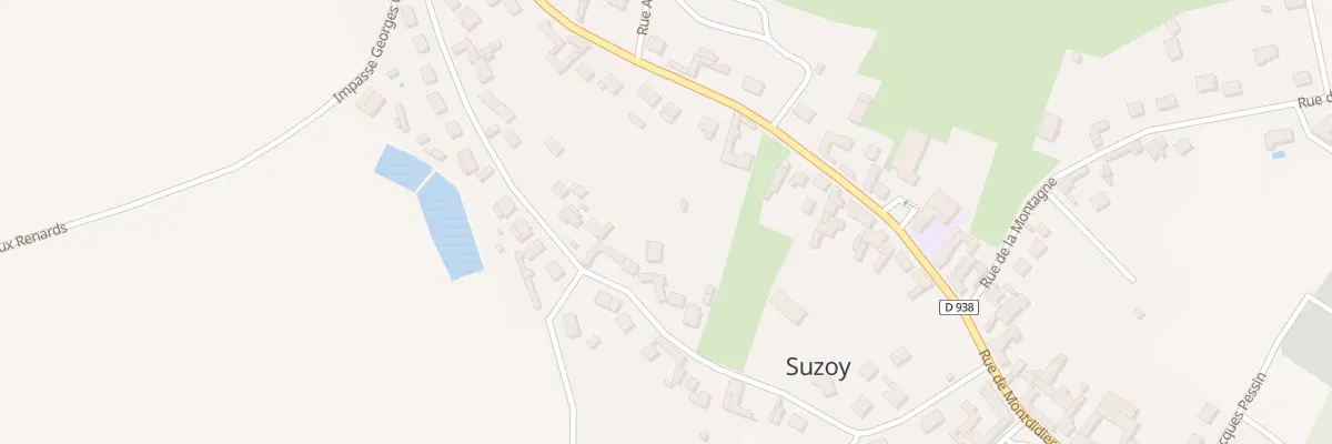 Plan du 296 Rue Jeanne d’Arc à Suzoy