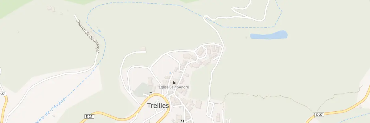 Plan du 9 Rue du Château à Treilles